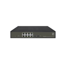 LevelOne GES-2110P switch de rede Gerido L2 Gigabit Ethernet (10 100 1000) Power over Ethernet (PoE) Preto