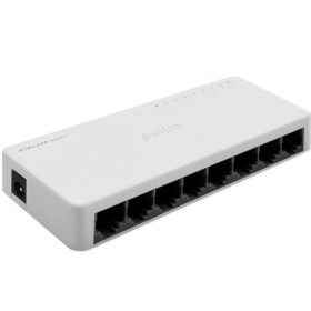 Qoltec Network SWITCH | 8 x RJ45 port | 100Mbps | Fast Ethernet | LAN