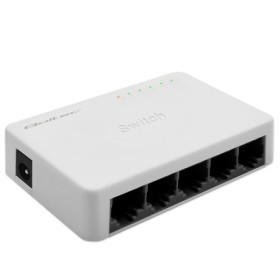 Qoltec Network SWITCH | 5 x RJ45 port | 100Mbps | Fast Ethernet | LAN