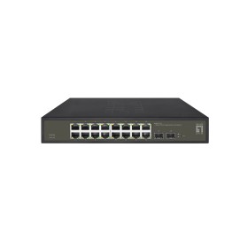 LevelOne GES-2118 switch de rede Gerido L2 Gigabit Ethernet (10 100 1000) Preto