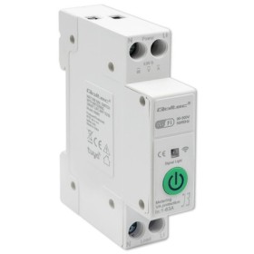 Qoltec Wi-fi DIN rail relay with electricity meter 63A| TUYA | SMART LIFE