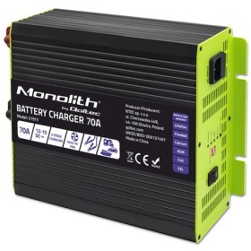 Qoltec Smart Monolith charger for LiFePO4 AGM GEL SLA batteries | 70A | 12V | Fast charging