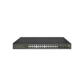 LevelOne GES-2128P switch de rede Gerido L2 Gigabit Ethernet (10 100 1000) Power over Ethernet (PoE) Preto