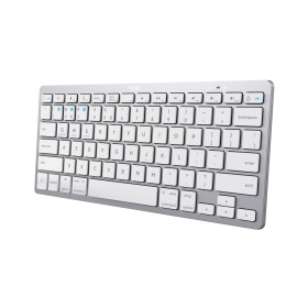 Trust 24651 teclado Universal Bluetooth QWERTY Inglês (Estados Unidos) Prateado