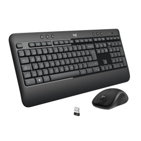 Logitech 920-008685 teclado Rato incluído Universal RF Wireless QWERTY Estados Unidos (Internacional) Preto, Branco