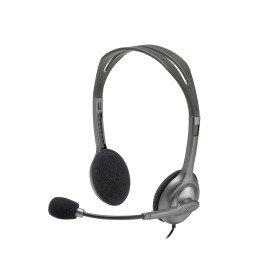 Logitech 981-000271 auscultador Auscultadores Com fios Fita de cabeça Escritório Call center Cinzento, Cinzento Escuro