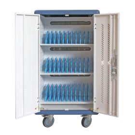 Techly I-CABINET-30DTY gabinete e carro para aparelhos portáteis Independente Branco, Azul