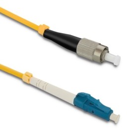 Qoltec Patchcord fiber optic FC/UPC - LC/UPC | Singlemode | 9/125 | G652D | Simplex | 20m