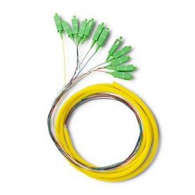 Qoltec 12 x Pigtail fiber optic SC/APC | Singlemode | G657A2 | 2m