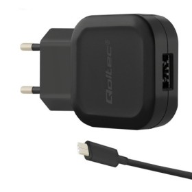 Qoltec Charger 12W | 5V | 2.4A | USB + USB type C
