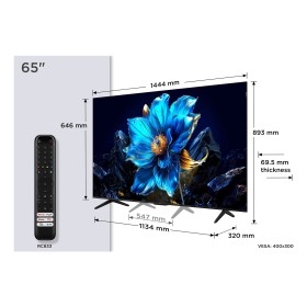 TCL P79K 65P79K TV 165,1 cm (65") 4K Ultra HD Smart TV Wi-Fi Metálico 430 cd m²