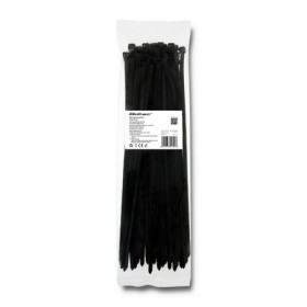 Qoltec Self-locking cable tie | 7.2*350mm | 50 pcs. | Nylon66 | UV | Black