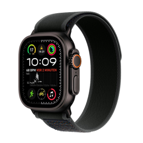 Watch Apple Watch Ultra 2 (2024) LTE 49mm Black Titanium Case with Trail Loop S/M - Black