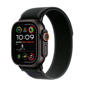 Watch Apple Watch Ultra 2 (2024) LTE 49mm Black Titanium Case with Trail Loop S/M - Black