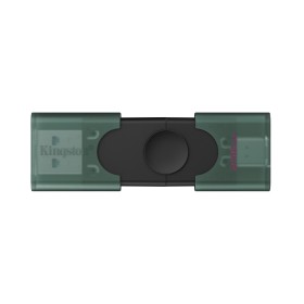Kingston Technology DataTraveler DuoG2 unidade de memória USB 256 GB USB Type-A   USB Type-C 3.2 Gen 1 (3.1 Gen 1) Preto, Verde