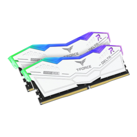 RAM TeamGroup T-Force Delta DIMM 32GB Dual-Kit DDR5-6000 CL38 - RGB White