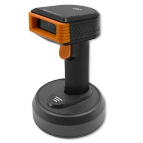 Qoltec Wireless barcode reader and QR code scanner | 1D 2D | 2.4G | + docking station