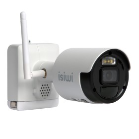Isiwi câmera sem fios ISW-BFBTA4MP GEN1 para KIT Connect 4mpx 8700 mAh bateria IP 4Mpx sem fios com função PIR áudio bidirecion