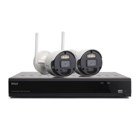 Kit sem fios isiwi connect s2 ISW-K1N8BF2MP-2 gen1 nvr 8 canais + 2 telecamera ip 1080p 2mpx sem fios com função pir