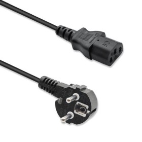 Qoltec Power cable IEC C13/SCHUKO | 3x0.75mm² | 1.4m