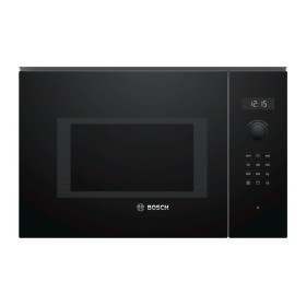 Bosch Serie 6 BEL554MB0 microondas Preto, Aço inoxidável Micro-ondas combinado Embutido 25 l 900 W