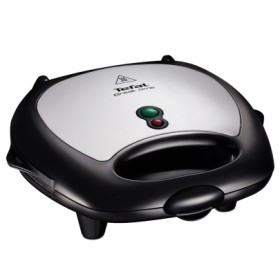 Tefal Break Time SW6148 máquina para fazer sanduíches Preto, Cinzento