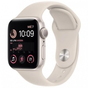 Apple Watch SE  GPS  44mm  Caixa de AlumÃ­nio em Branco Estrela  Correia Desportiva Branco Estrela