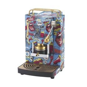 Máquina de café Arte pop rock e colorida