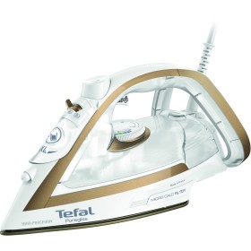Tefal Puregliss FV8042 Ferro a seco e a vapor Durilium AirGlide Autoclean soleplate 3000 W Bronze, Branco