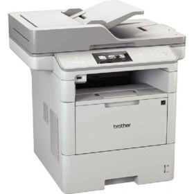 Impressora Multifunções Laser Mono Brother MFC-L6900DW WiFi Duplex Fax 50ppm Branco