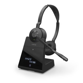 Jabra Engage 75 Auscultadores Sem fios Fita de cabeça Escritório Call center Bluetooth Preto