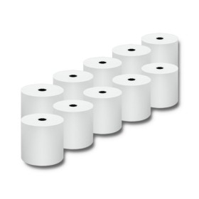 Qoltec Thermal roll 80 x 80 | 55g/m2 | 10pcs | BPA free