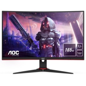 Monitor Aoc 27" Curvo Preto Led 1ms 165Hz FreeSync