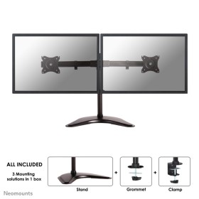 Neomounts NM-D335DBLACK montagem e suporte para monitores 68,6 cm (27") Secretária Preto