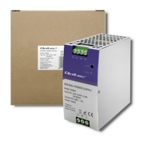 Qoltec DIN rail power supply | 240W | 48V | 5A