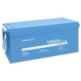 Qoltec LiFePO4 lithium iron phosphate battery | 25.6V | 100Ah | 2560Wh | BMS