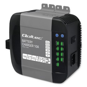 Qoltec Smart Monolith charger for LiFePO4 AGM GEL SLA batteries | 10A | 12V