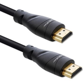 Qoltec HDMI v2.1 Cable Ultra high speed 8K | 60Hz | 26AWG | GOLD | 5m | Black