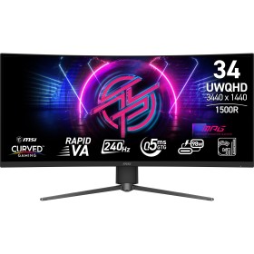 MSI MPG 346CQRF X24 monitor de ecrã 86,4 cm (34") 3440 x 1440 pixels UltraWide Quad HD Preto