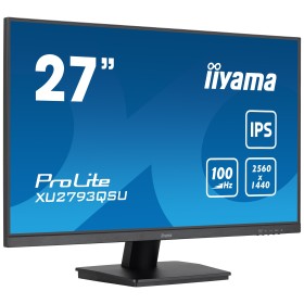 iiyama ProLite XU2793QSU-B7 monitor de ecrã 68,6 cm (27") 2560 x 1440 pixels Quad HD LED Preto