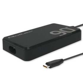 Qoltec 90W GaN Super Fast SLIM power charger | PD | 5-20V | 4.5A | USB-C 3.1 | Laptop | MacBook | Smartphone | + cable