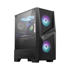 MSI MAG FORGE 100R caixa para computador Midi Tower Preto, Transparente